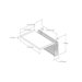 Universal Metal Bunk Bed Shelf - Silver & Mesh - WEF2197