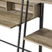 2-Piece Home Office Wood Desk Set - Grey Wash - WEF2291