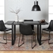 5 Piece Dining Table Set - Charcoal & Black - WEF2414