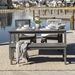 4-Piece Simple Outdoor Patio Dining Set - Grey Wash - WEF2420