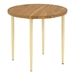 3 Piece Round Nesting Coffee Table Set - Dark Walnut - WEF2462