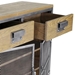 Jaxon Small Cabinet - Antiqued Steel - YHD1024