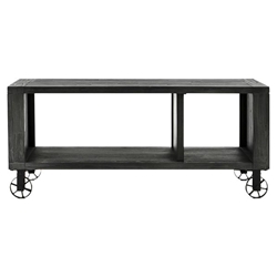 Quentin Occasional Table- Rectangle - Deep Charcoal 