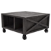 Quentin Occasional Table- Square - Deep Charcoal - YHD1038