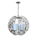 Four Light Chandelier - Brushed Nickel - YHD1165