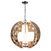 Four Light Chandelier - Brushed Nickel - YHD1165