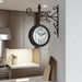 Elegant Side View Wall Clock - YHD1241