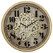 Gold Round Gear Clock - YHD1249
