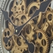 Golden Gears Square Wall Clock - YHD1250