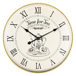 Time For Tea Wall Clock 
