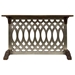Argentato Console Table - Brown & Antique Silver - YHD1321