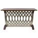Argentato Console Table - Brown & Antique Silver - YHD1321