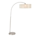 One Light Arc Floor Lamp - Satin Steel - Style B - YHD1359