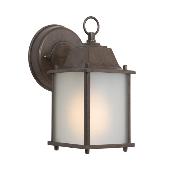 4 Fluorescent Exterior Sconce - Brown 