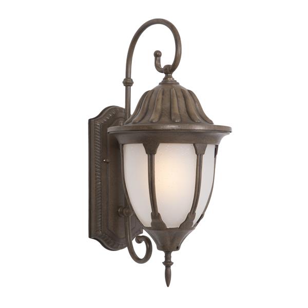 9.5 Fluorescent Exterior Sconce - Brown 