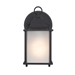 4 Fluorescent Exterior Sconce - Black - YHD1428