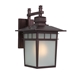 Nine Fluorescent Exterior Sconce - Oil Rubbed Bronze Finish - YHD1438