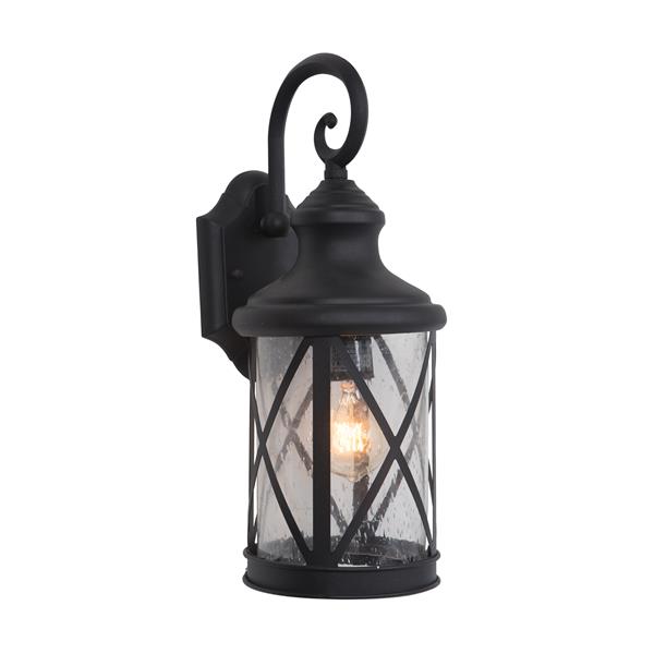 One Exterior Sconce - Black - Style B 