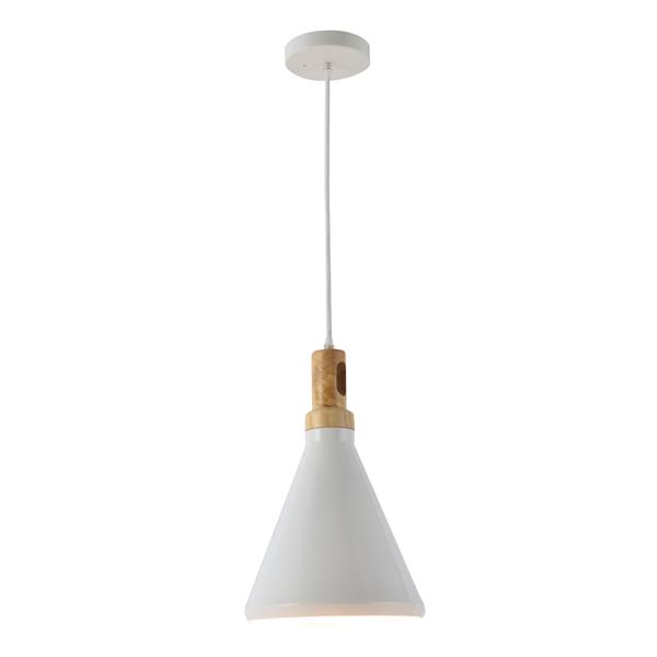 One Light Pendant - White - Style A 