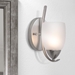 One Light Wall Sconce - Brushed Nickel - YHD1504