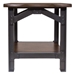 Bethel Park Side Table - Graphite Grey & Brown - YHD1522