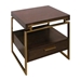 Duette Side Table - Rich Nut Brown - YHD1524
