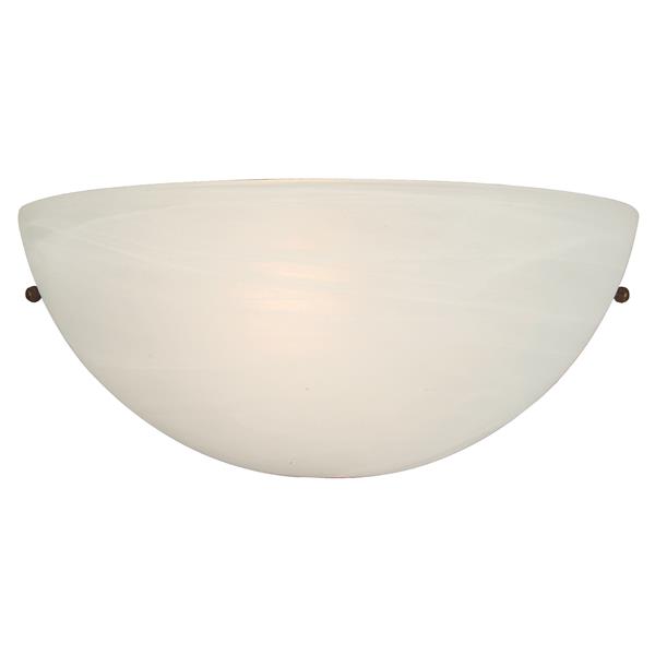 One Light Wall Sconce - White 