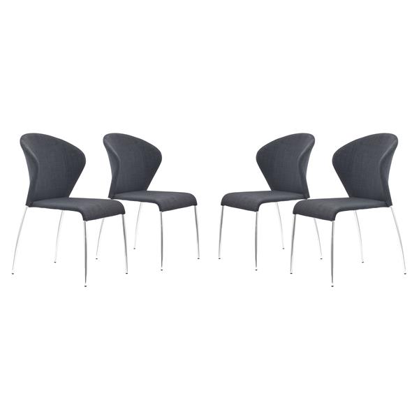 Oulu Dining Chair Graphite - Set of 4 