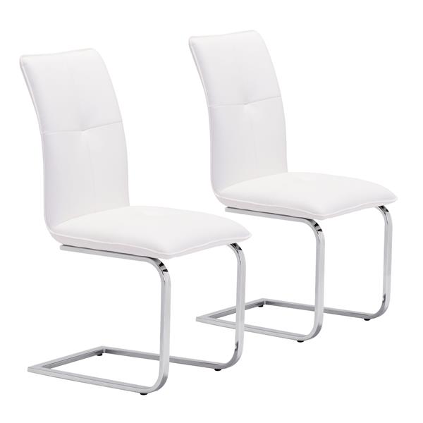 Anjou Dining Chair White - Set of 2 