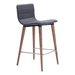 Jericho Counter Chair Gray - Set of 2 - ZUO3833