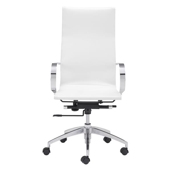 Glider High Back Office Chair White 