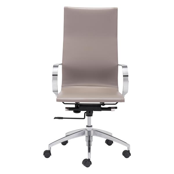 Glider Hi Back Office Chair Taupe 