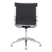 Glider Conference Chair Black - ZUO3872