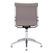 Glider Conference Chair Taupe - ZUO3874