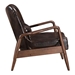 Bully Lounge Chair & Ottoman Brown - ZUO3899