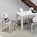 Eclipse Dining Chair in Stainless Steel - Set of 2 - ZUO3902