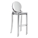 Eclipse Bar Chair Stainless Steel - Set of 2 - ZUO3904