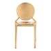 Eclipse Dining Chair Gold - Set of 2 - ZUO3905