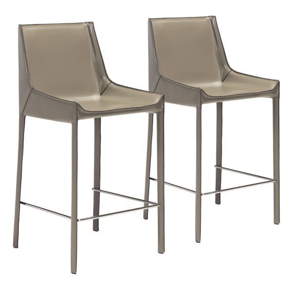 Fashion Bar Chair Stone Gray - Set of 2 
