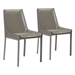 Fashion Dining Chair Stone Gray - Set of 2 - ZUO3945