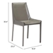 Fashion Dining Chair Stone Gray - Set of 2 - ZUO3945