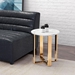 Atlas End Table Stone & Gold - ZUO3952