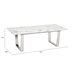 Atlas Coffee Table Stone & Brushed Stainless Steel - ZUO3973