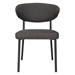 Pontus Dining Chair Charcoal Gray - Set of 2 - ZUO4007