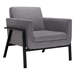 Homestead Lounge Chair Gray - ZUO4008