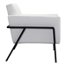 Homestead Lounge Chair White Polyurethane - ZUO4009