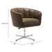 Wilshire Occasional Chair Vintage Coffee - ZUO4010
