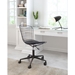 Wire Office Chair Black With Black Cushion - ZUO4044