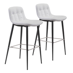 Tangiers Bar Chair White - Set of 2 