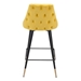 Piccolo Counter Chair Yellow Velvet - ZUO4149
